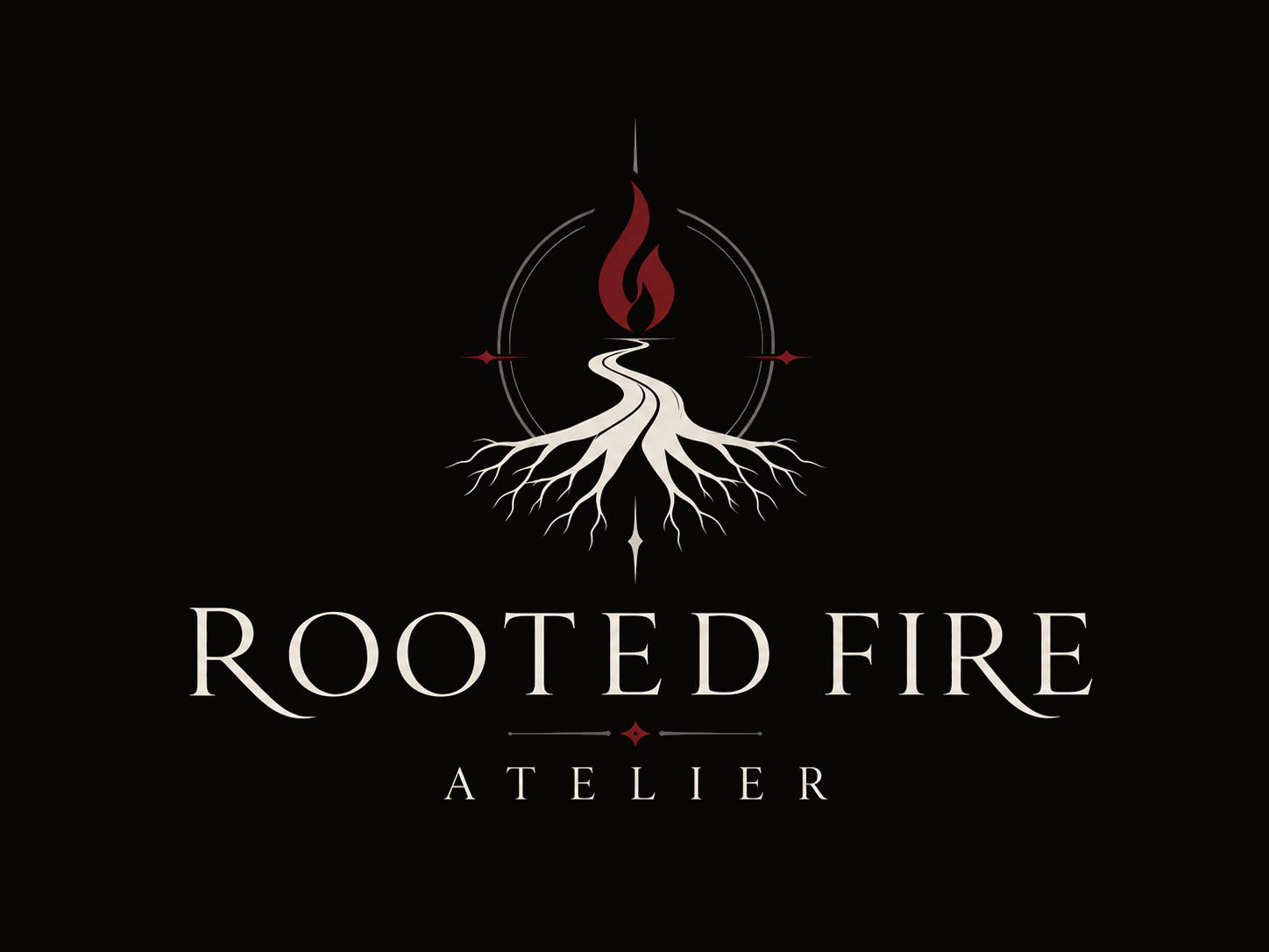 Rooted Fire Atelier logo